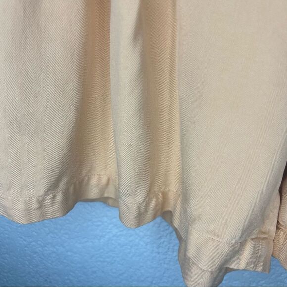 Vintage Tommy Bahama Orange Sherbert Pleated Silk Women’s Shorts Size 10 - Picture 8 of 14